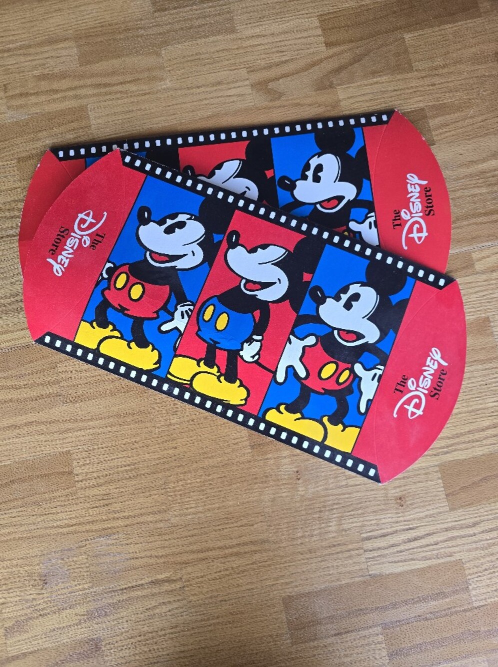 Vintage Disney Store Mickey Mouse Party Favor Boxes Set of 4 Retro Pop Art Decor